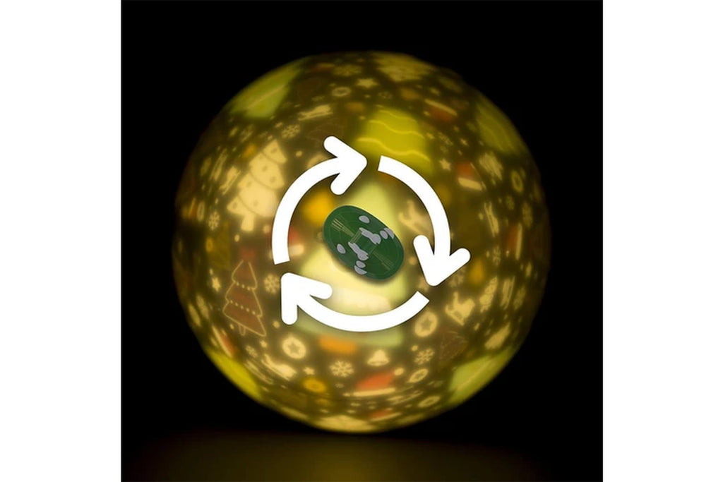 Christmas LED Projector Light Night Light Projection Lamp with Music - Red