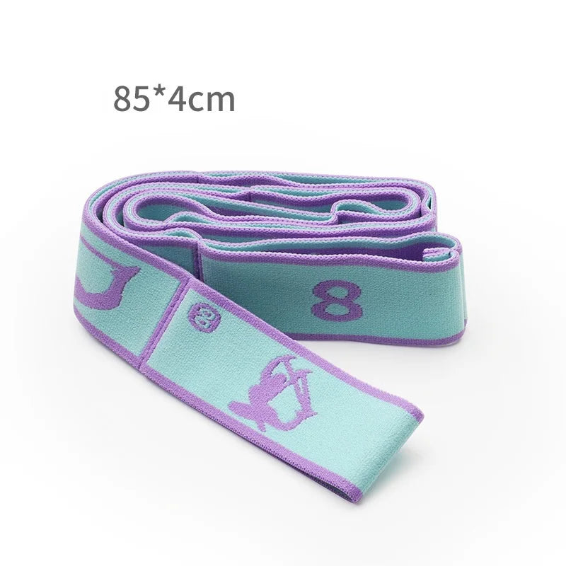 Yoga Stretch Strap, Sports Exercise Resistance Bands for Dance, Gymnastics, Workout, Pilates Stretch Belt for Physical Therapy